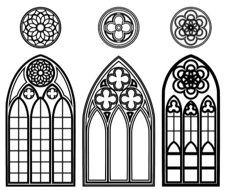 gothic architecture stained glass windows